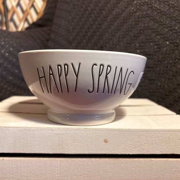 Rae Dunn Dining Rae Dunn Happy Spring Cereal Ice Cream Bowl Poshmark